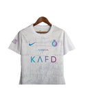 Camisa Al-Nassr III 23/24 -  Nike Feminina - Branca com detalhes em roxo e azul