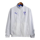 Jaqueta Corta-Vento Al-Hilal 23/24 dupla face - Masculina Puma - Azul e branca
