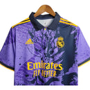 Camisa Real Madrid Edição Especial 23/24 - Torcedor Adidas Masculina - Roxa com detalhes em azul e amarelo