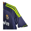 Camisa Retrô Real Madrid Goleiro 11/12 - Masculina Adidas - Azul com detalhes em amarelo