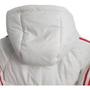 Jaqueta Corta-Vento Manchester United 23/24 - Masculina Adidas - Branca com detalhes em vermelho