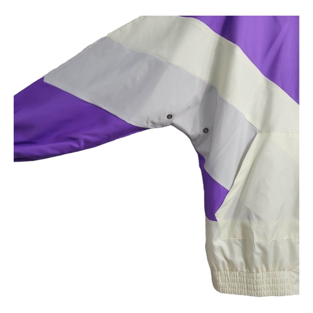 Jaqueta Corta-Vento Arsenal 23/24 - Masculina Adidas - Branca e roxa