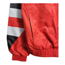 Jaqueta Corta-Vento Manchester United 23/24 - Masculina Adidas - Vermelha com detalhes em preto e branco