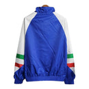 Jaqueta Corta-Vento Arsenal 23/24 - Azul com detalhes em branco e verde e vermelho