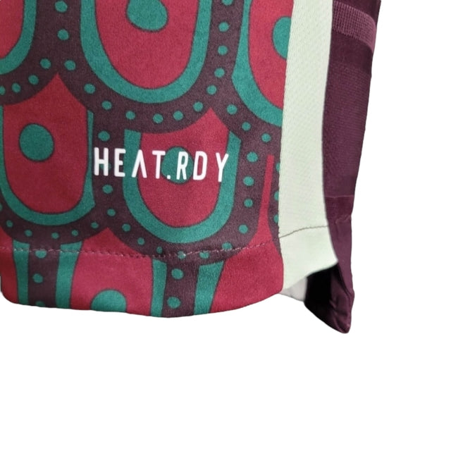 Camisa Seleção do México I 24/25 - Jogador Adidas Masculina - Vinho com detalhes em vermelho e verde