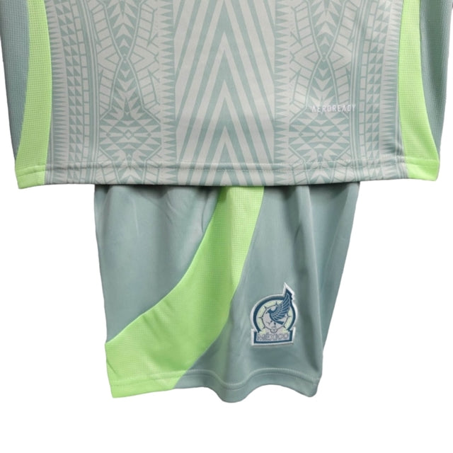 Kit Infantil Seleção do México II 24/25 - Adidas - Verde