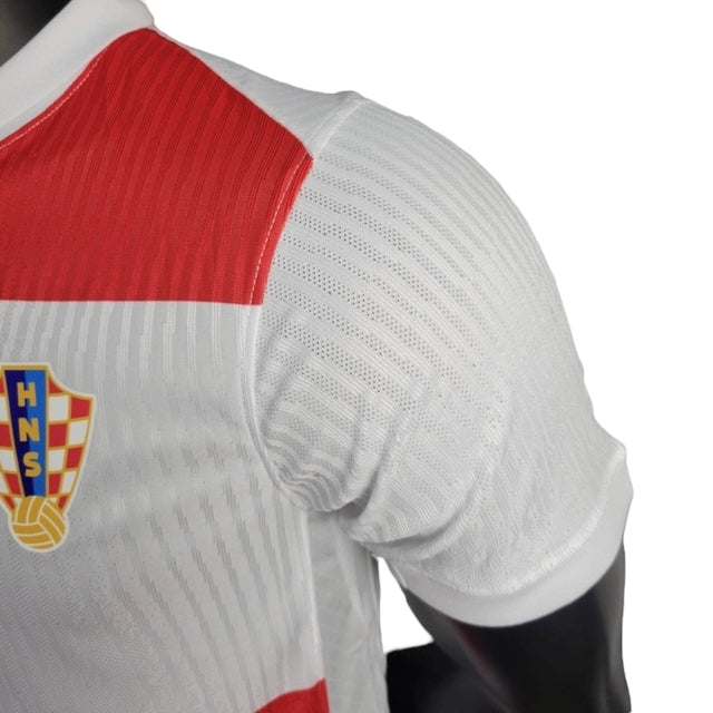 Camisa Seleção da Croácia I 24/25 - Jogador Nike Masculina - Branca e vermelha