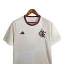 Camisa Flamengo Treino 24/25 - Torcedor Adidas Masculina - Bege
