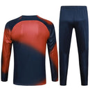 Conjunto Paris Saint-Germain Treino 23/24 - Masculino Nike - Azul com detalhes em vermelho