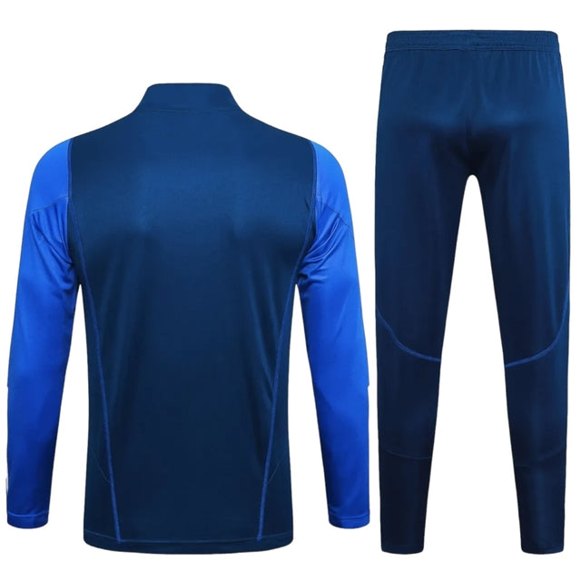 Conjunto Manchester United Treino 23/24 - Masculino Adidas - Azul