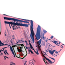 Camisa Japão Edição especial 24/25 - Torcedor Adidas Masculina - Rosa com detalhes em azul