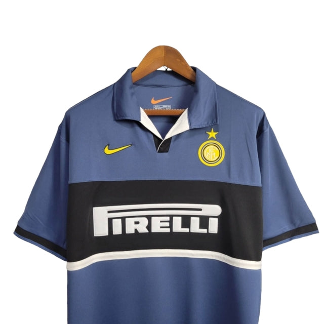 Camisa Retrô Inter de Milão I 1998/1999 - Masculina Nike - Azul