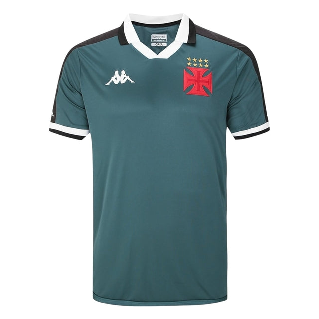 Camisa Vasco da Gama Goleiro 24/25 - Torcedor Kappa Masculina - Verde