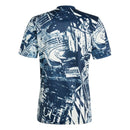 Camisa Bayern de Munique Pré-Jogo 23/24 - Torcedor Adidas Masculina - Azul com detalhes em branco