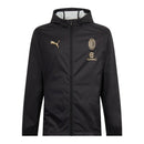 Jaqueta Corta-Vento AC Milan Treino 24/25 - Masculina Puma - Preta