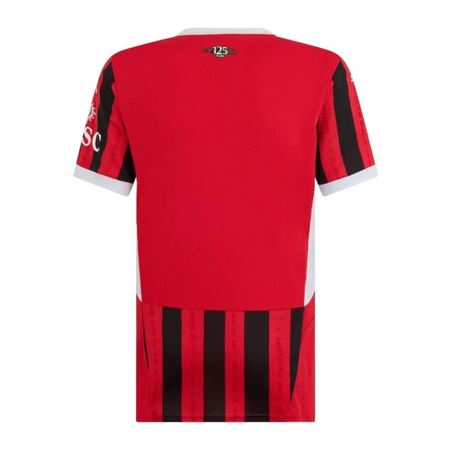 Camisa AC Milan I 24/25 -  Puma Feminina - Vermelha e preta