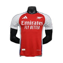 Camisa Arsenal I 24/25 - Jogador Adidas Masculina - Branca e vermelha