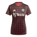 Camisa Manchester United Pré-jogo 24/25 -  Adidas Feminina - Vermelha