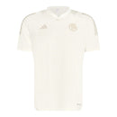 Camisa Bayern de Munique Champions League Pré-jogo 23/24 - Torcedor Adidas Masculina - Off white