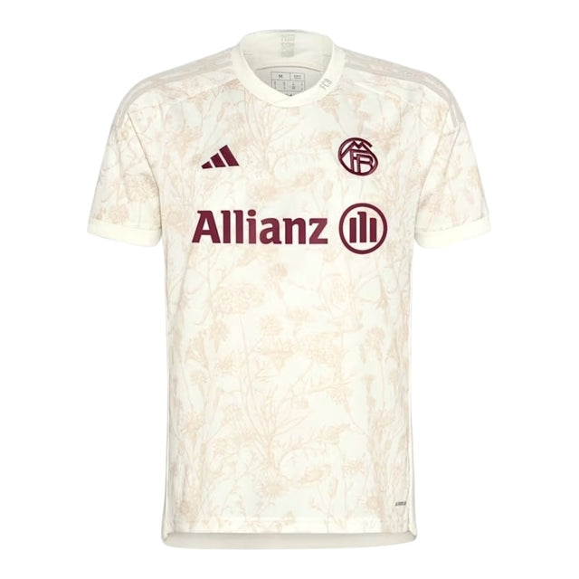 Camisa Bayern de Munique III 23/24 -  Adidas Feminina - Bege