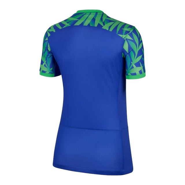 Camisa Seleção Brasileira II 23/24 -  Nike Feminina - Azul com detalhes em verde
