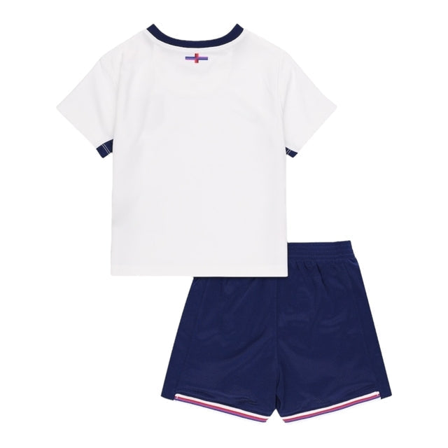 Kit Infantil Seleção da Inglaterra I 23/24 - Nike - Branco com detalhes em azul e vermelho
