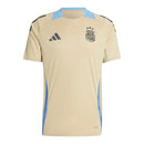 Camisa Seleção Argentina Treino II 24/25 - Torcedor Adidas Masculina - Bege com detalhes em azul