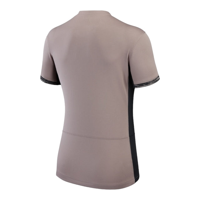 Camisa Tottenham III 23/24 -  Nike Feminina - Marrom com detalhes em preto