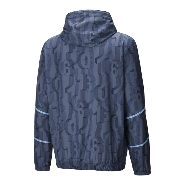 Jaqueta Corta-Vento Manchester City II 24/25 - Masculina Puma - Azul