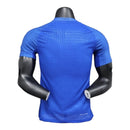 Camisa Paris Saint-Germain Fourth 24/25 - Jogador Jordan Masculina - Azul com detalhes em branco