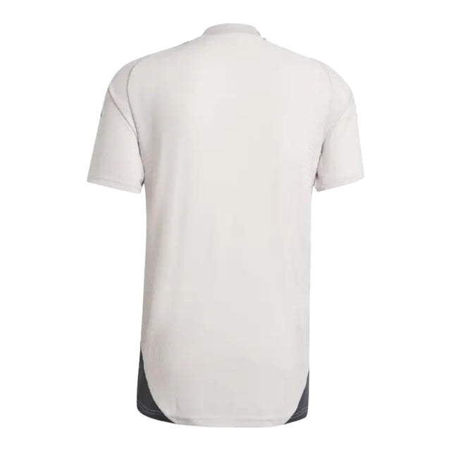 Camisa Real Madrid Champions League Treino 24/25 - Torcedor Adidas Masculina - Branca com detalhes em cinza