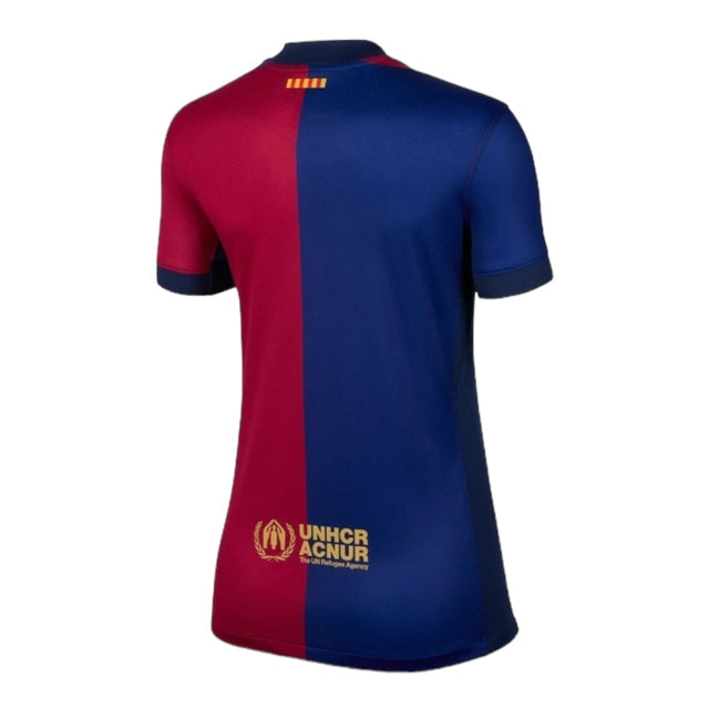 Camisa Barcelona I 24/25 -  Nike Feminina - Azul e vermelha