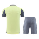 Kit Treino adulto - Camisa e Shorts - Ajax Adidas 24/25 - Amarelo e cinza
