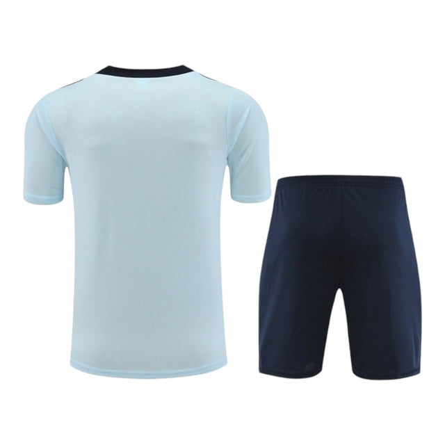 Kit Treino adulto - Camisa e Shorts - Seleção França Nike 24/25 - Azul