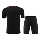 Kit Treino adulto - Camisa e Shorts - Paris Saint-Germain Nike 24/25 - Preto com detalhes em vinho