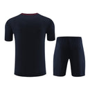 Kit Treino adulto - Camisa e Shorts - Seleção Inglaterra Nike 24/25 - Azul com detalhes em vinho