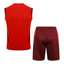 Kit Treino adulto - Camisa e Shorts - Internacional Adidas 24/25 - Vermelho