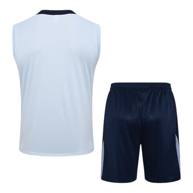 Kit Treino adulto - Camisa e Shorts - Seleção França Nike 24/25 - Azul