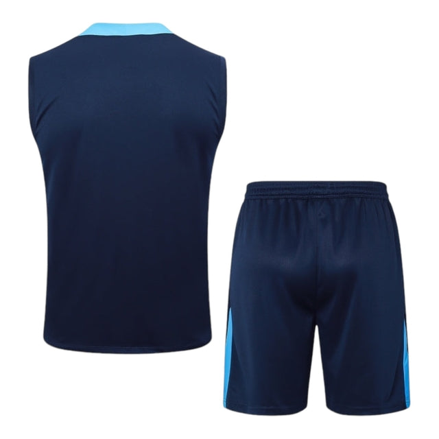Kit Treino adulto - Camisa e Shorts - Chelsea Nike 24/25 - Azul