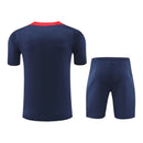 Kit Treino adulto - Camisa e Shorts - Atlético de Madrid Nike 24/25 - Azul com detalhes em vermelho