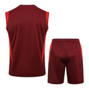 Kit Treino adulto - Camisa e Shorts - Internacional Adidas 24/25 - Vermelho