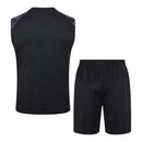 Kit Treino adulto - Camisa e Shorts - Borussia Dortmund Puma Adidas 23/24 - Preto com detalhes em cinza