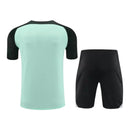 Kit Treino adulto - Camisa e Shorts - Chelsea Nike 23/24 - Verde e preto
