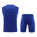 Kit Treino adulto - Camisa e Shorts - Barcelona Nike 23/24 - Azul