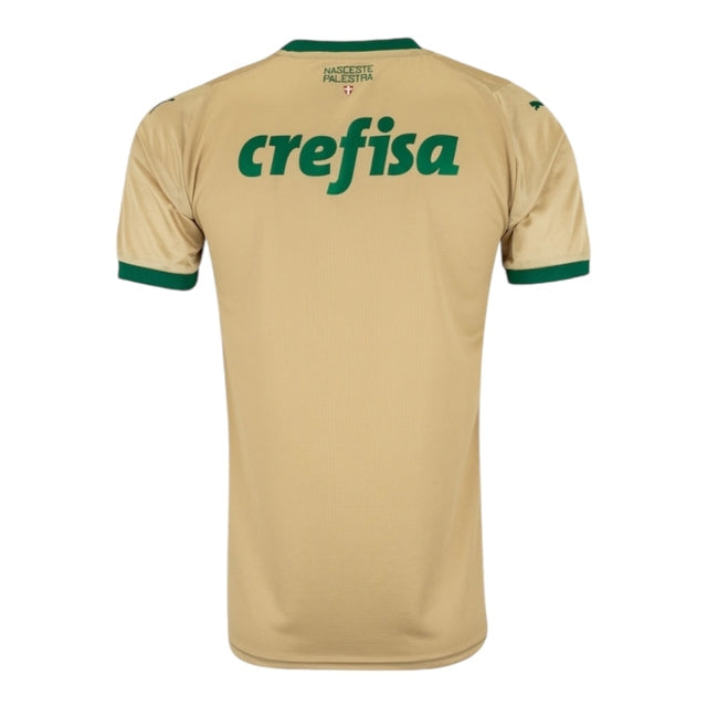Camisa Palmeiras III 24/25 - Torcedor Puma Masculina - Dourada com detalhes em verde