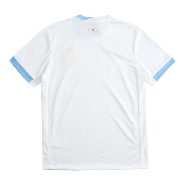 Camisa Seleção do Uruguai II 24/25 - Torcedor Nike Masculina - Branca com detalhes em azul
