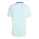 Camisa Seleção da Espanha Treino 24/25 - Torcedor Adidas Masculina - Azul com detalhes em vermelho