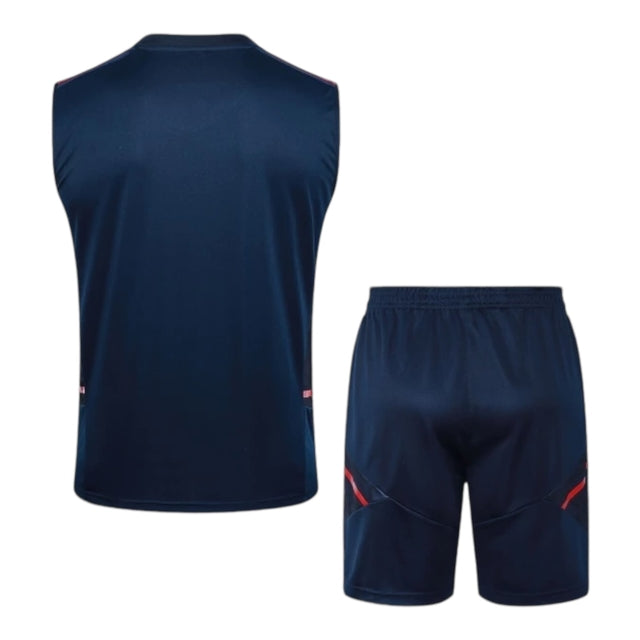 Kit Treino adulto - Camisa e Shorts - Arsenal Adidas 23/24 - Azul