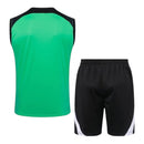 Kit Treino adulto - Camisa e Shorts - Chelsea Nike 23/24 - Verde e preto com detalhes em branco
