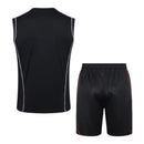 Kit Treino adulto - Camisa e Shorts - Roma Adidas 23/24 - Preto
